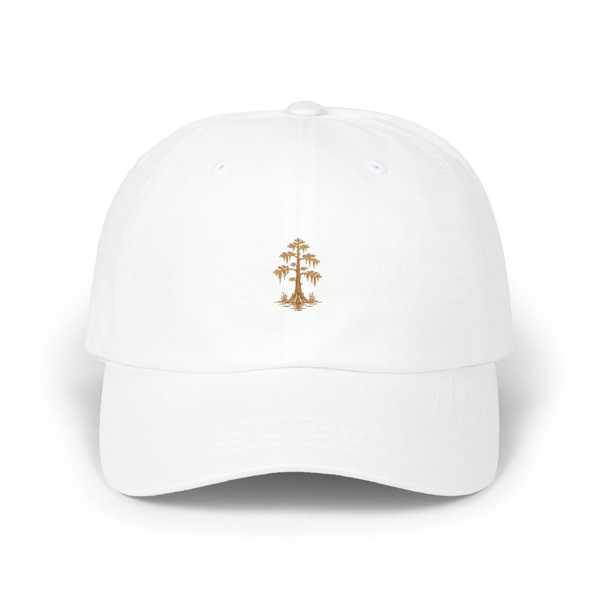 Cypress Tree Embroidery Dad Cap | Classic Dad Cap