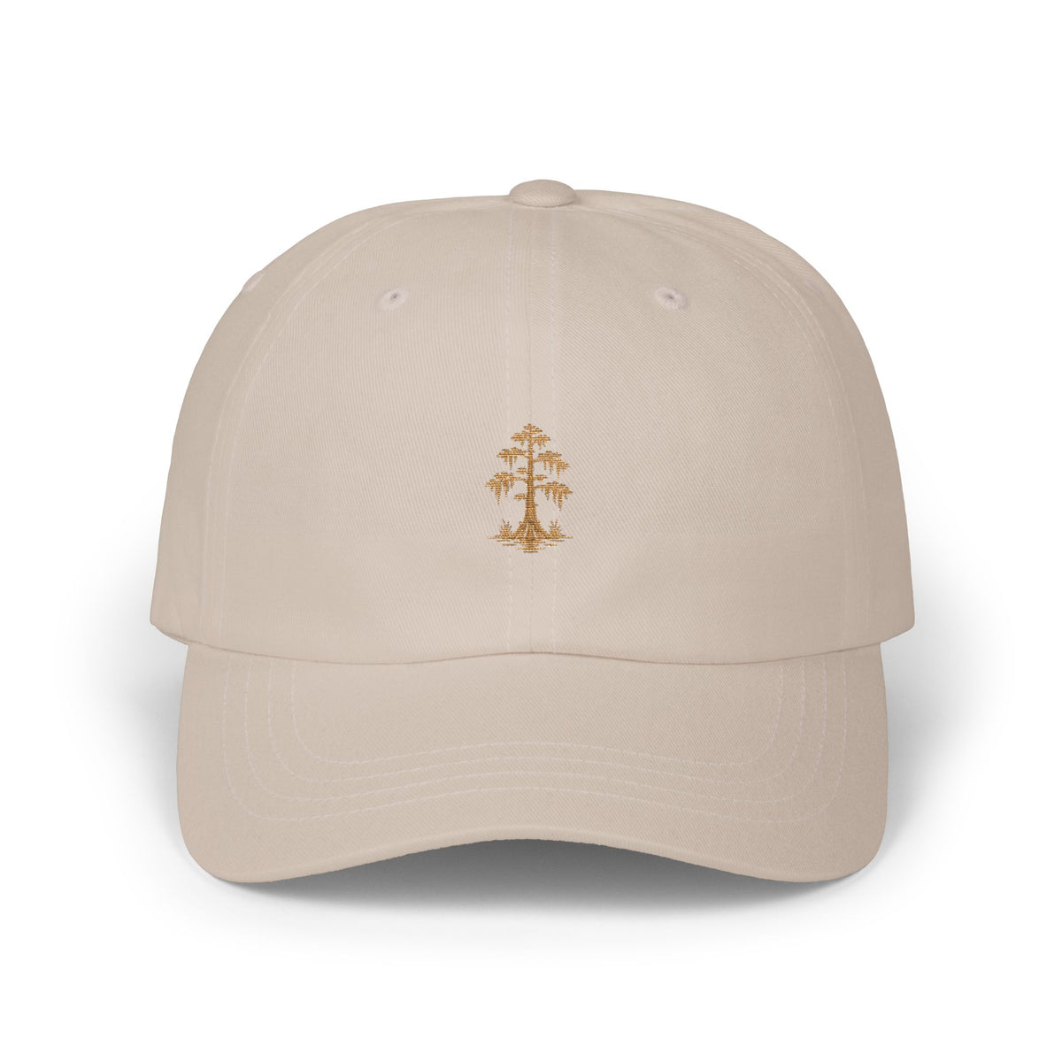 Cypress Tree Embroidery Dad Cap | Classic Dad Cap